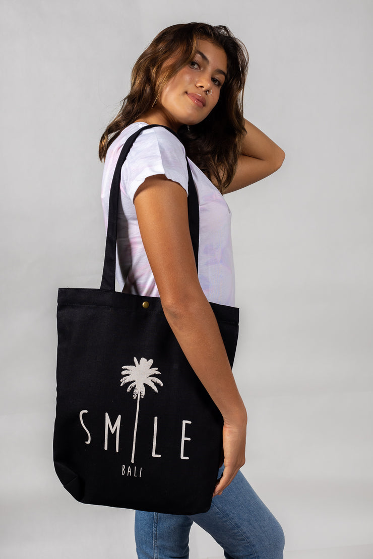 Tote Bag Smile Black